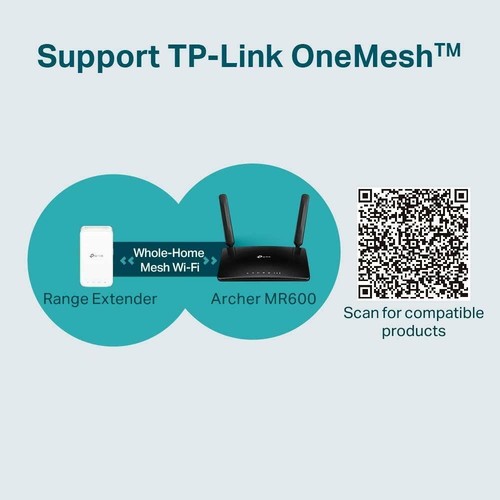 TP-Link Archer MR600 AC1200Mbps 4G+ Cat6 Mobile Wi-Fi Router Dual Band Unlocked - Picture 8 of 9