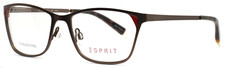 ESPRIT ET17488 535 Brown Womens Rectangle Full Rim Eyeglasses 52-16-135 B:35
