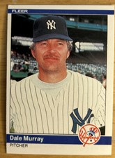 1984 Fleer Dale Murray Baseball Card #134 Yankees HOF High-Grade NM O/C