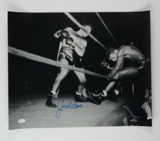 Jake LaMotta The Raging Bull Signed 16x20 Photo (JSA) - A