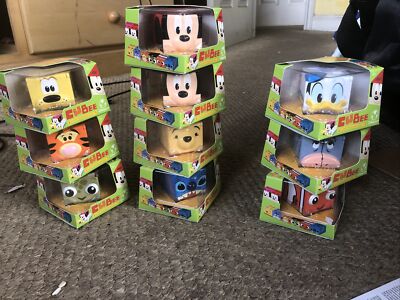Disney Cubee COMPLETE SET - LOT of 10 - Brand New (NIB) Rare