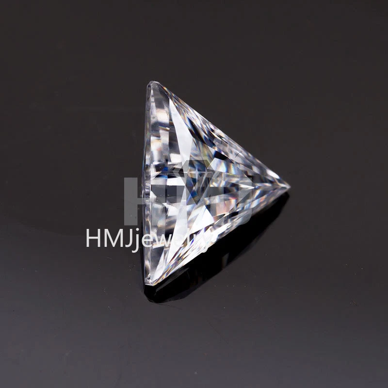 White D Color Trillion Cut VVS1 Moissanite Loose Gemstone With GRA Certificate - Image 3 of 4