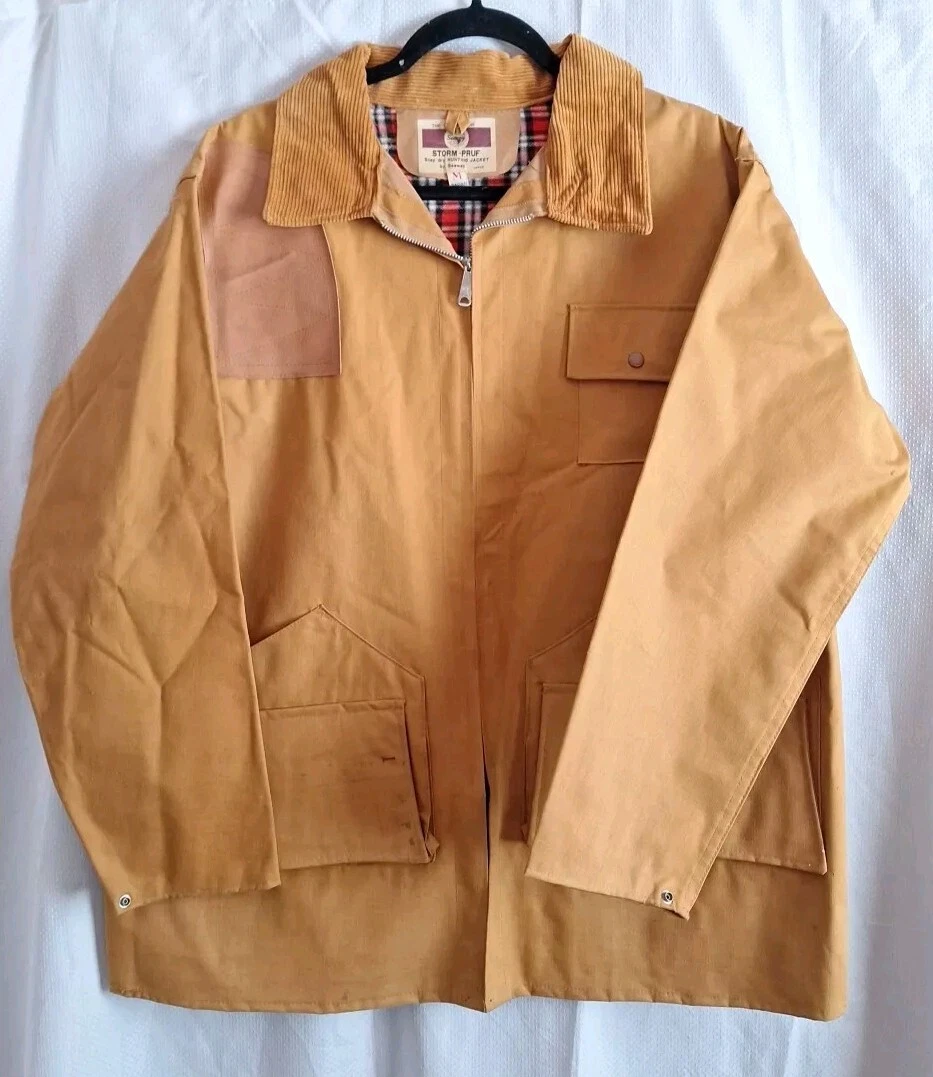 Vtg Seaway Storm-PRUF Proof Stay-Dry Bird Hunting Jacket Size Med "DeadStock"