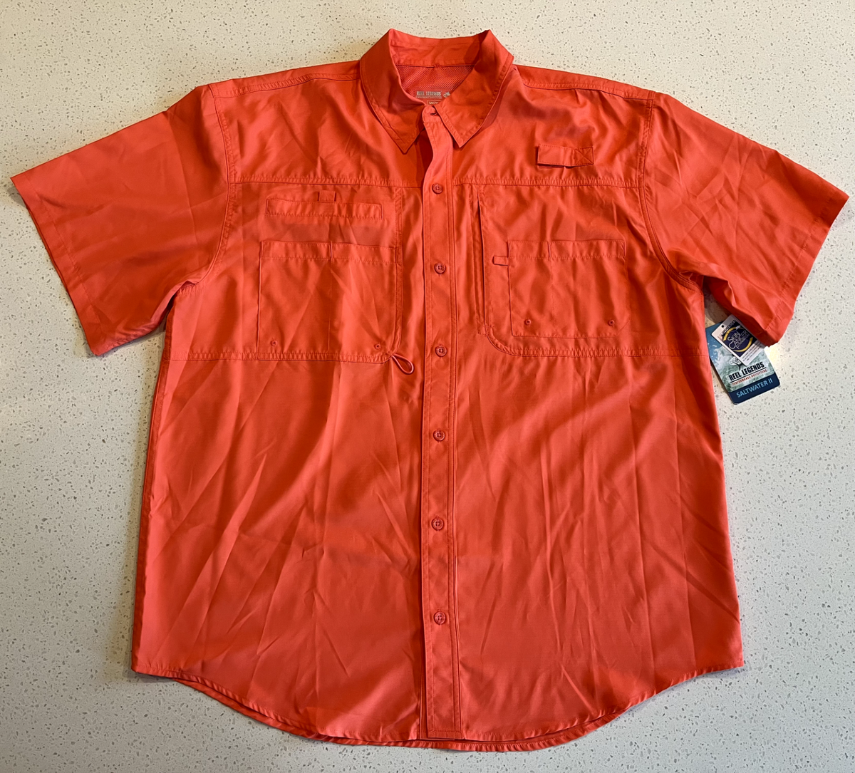 Chemise De Pêche Reel Legends Performance - Manches Courtes - Homme Taille M - Camo