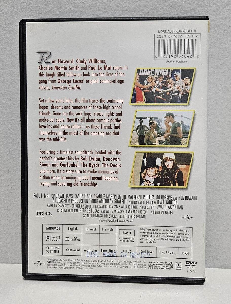 More American Graffiti - (DVD, 1979, 2003) Ron Howard | eBay