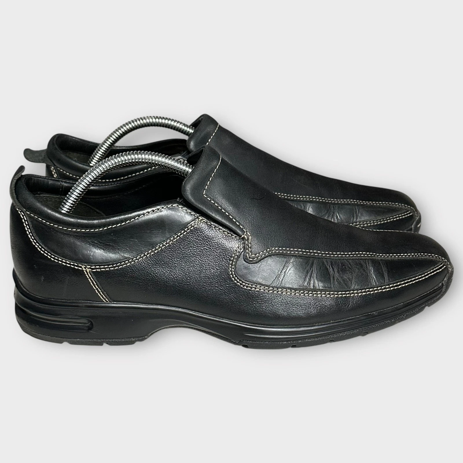 Scarpe Cole Haan uomo taglia 10 pelle NikeAir mocassini slip on comodi eleganti