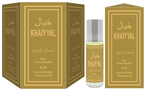 Ahsan Khaiyyal Concentrated Perfume Attar 6 ML For Unisex Pack of 6