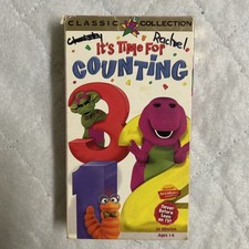 Barney It’s Time For Counting Classic Collection VHS Video Tape Sing Along Songs