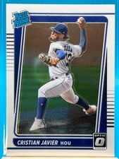 CRISTIAN JAVIER 2021 Panini Optic  Rated Rookie Houston Astros  (RC)  #42