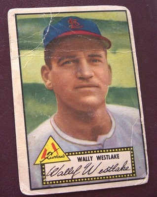 1952 Topps Wally Westlake (St Louis Cardinals) #38 Low Grade