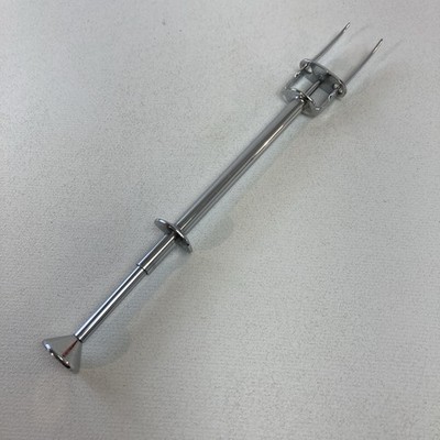 (RefJOH14) Pickle Grabber Gabel mit Chromboden, Push Action