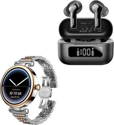 S8 AMOLED Smart Watch for Women, 1.32'' HD Color Screen, Health Tracker Ladies Wa