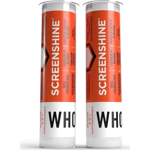 2x Nachfüllkartusche für wiederverwendbare Flasche + Reinigungstuch Whoosh