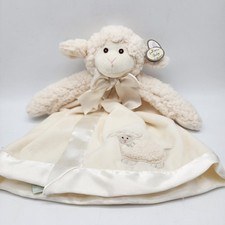 Bearington Baby Collection Sheep Plush Security Blanket Lovey Lamby Snuggler