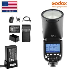 Godox V1-C TTL Round Head 2.4G Wireless HSS 1/8000s Camera Flash for Canon