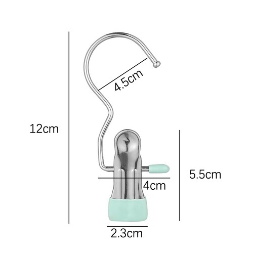 4 Pack Stainless Steel Clothespins Multipurpose Household Clothes Drying Towels - Picture 3 of 20