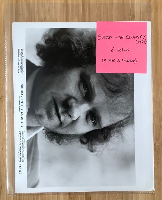 2 Sunday in the Country (1974) original movie still lot Michael J. Pollard