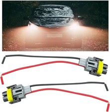 Waterproof Pigtail Adapter Plug with Wire, Fog Light Harness Conne Model: 2PCS
