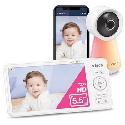 V-Tech 5.5'' HD Smart Fixed Position Video Baby Monitor