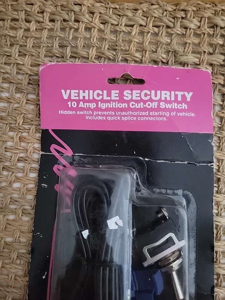 Vintage New NOS Vehicle Security Ignition Cut-Off Switch by Audiovox , 10 amp. - Image 2 of 4