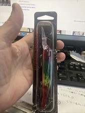 BANDIT SUSPENDING MINNOW 3/4OZ BDTSMOL158 RD/GRN/YLW/BLK LACE