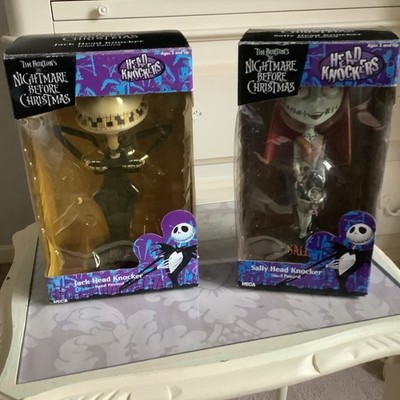 NECA Tim Burtons The Nightmare Before Christmas Jack & Sally Head Knocker NECA