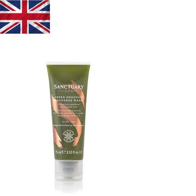Green Smoothie Recharge Gesichtsmaske 75ml - Aufhellendes Gel für alle Hauttypen