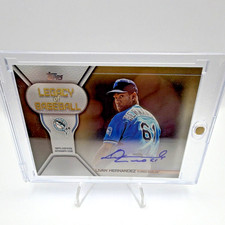 2019 Topps Legacy of Baseball Autographs Livan Hernandez Marlins #LBA-LH 1/50