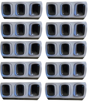 Zebra CRD-MC18-3SL 10x Ladestation MC18 PS20 3-Slot Cradle ohne Netzteil Symbol