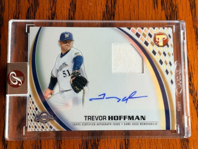 2026 Topps Pristine Trevor Hoffman Jersey On Card Auto Card