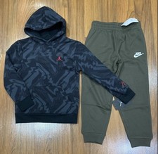 adidas Youth Set Boy's Jacket PANTS Tracksuit 2pc Size 6 / 7 New