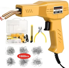 Plastic Welder, 1000PCS Staples, Plastic Welding Kit, Hot Stapler Kit, Plastic
