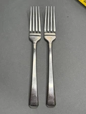 Gorham TRISTAN Dinner Fork(s) 18/8 Stainless Flatware Exc Pre Owned HeavyWt