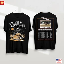 Trending Zach Bryan 2026 With Heaven On Tour T-Shirt Country Music Fan Tee Unis