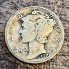 1919 S Mercury Dime Silver Circulated Business Strike Uncertified