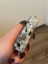 3" Rainbow Moonstone Tower Point Obelisk