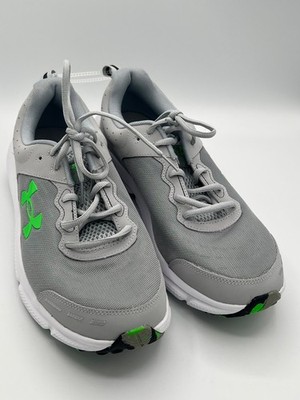 Under Armour Charged Assert Men s Running Shoes 3026175-103 Gray Green Size 12.5
