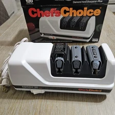 Knife Sharpener Chefs Choice EdgeSelet 120 Pro Fine Edge & Serrated Knives USED