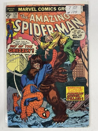 Amazing Spider-Man 139 Fine FN 6.0 Marvel 1974