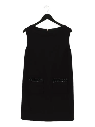 Abito midi donna Kate Spade UK 8 nero poliestere