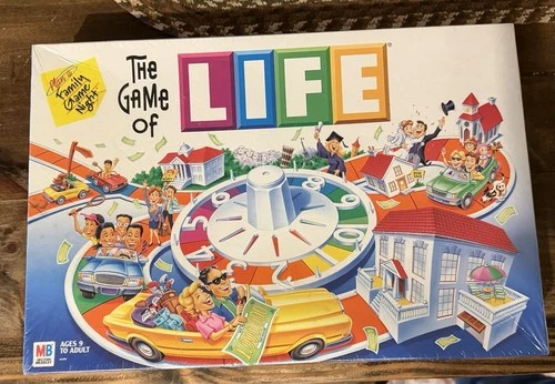 Vintage 2002 Hasbro GAME OF LIFE Board Game (Brand New | NIB | Factory Sealed)