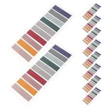  10Pcs Sticky Index Tabs: Page Markers Writable & Repositionable - Translucent
