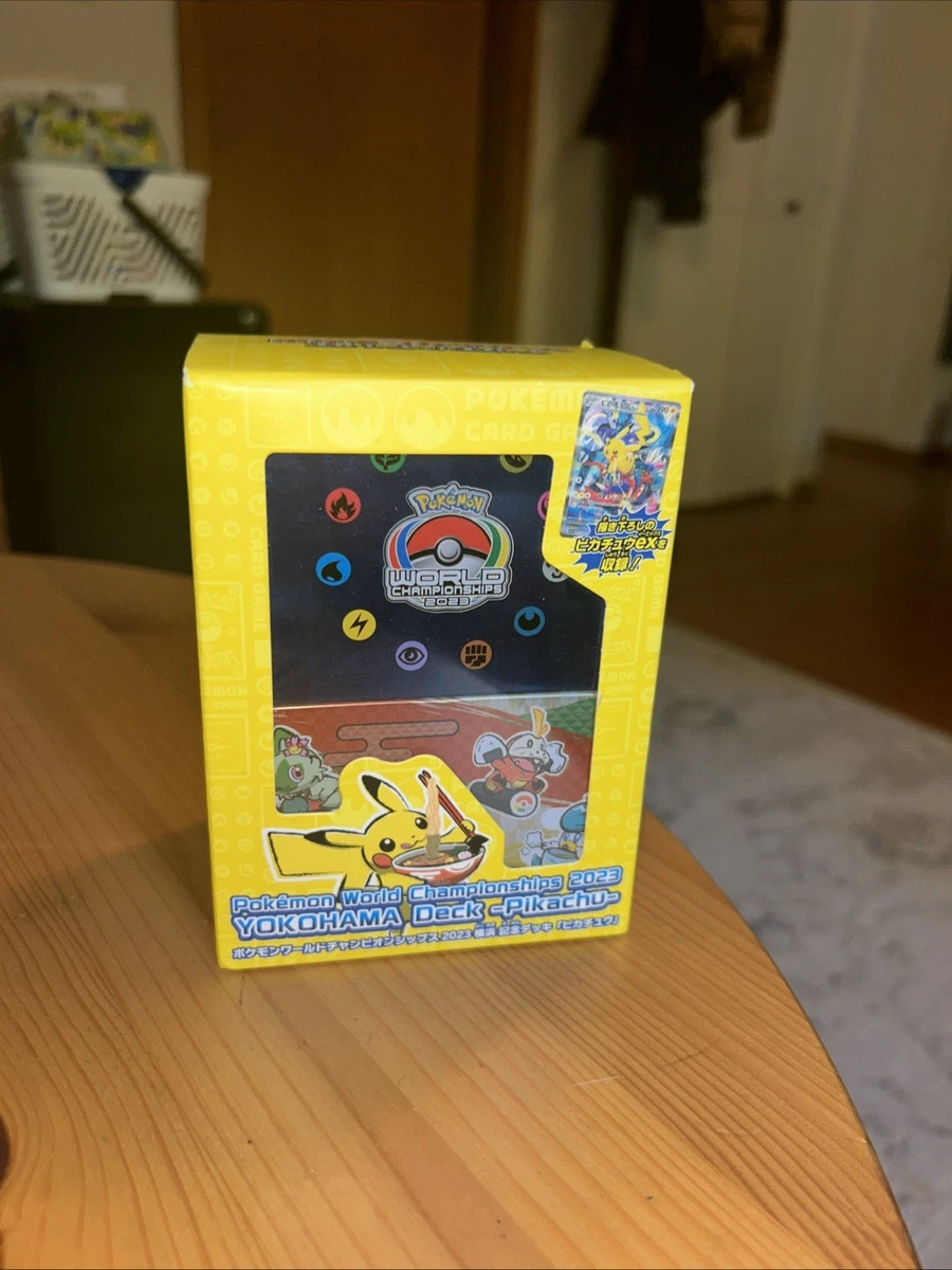 POKEMON WORLD CHAMPIONSHIP 2023 YOKOHAMA DECK PIKACHU EX JAPANESE