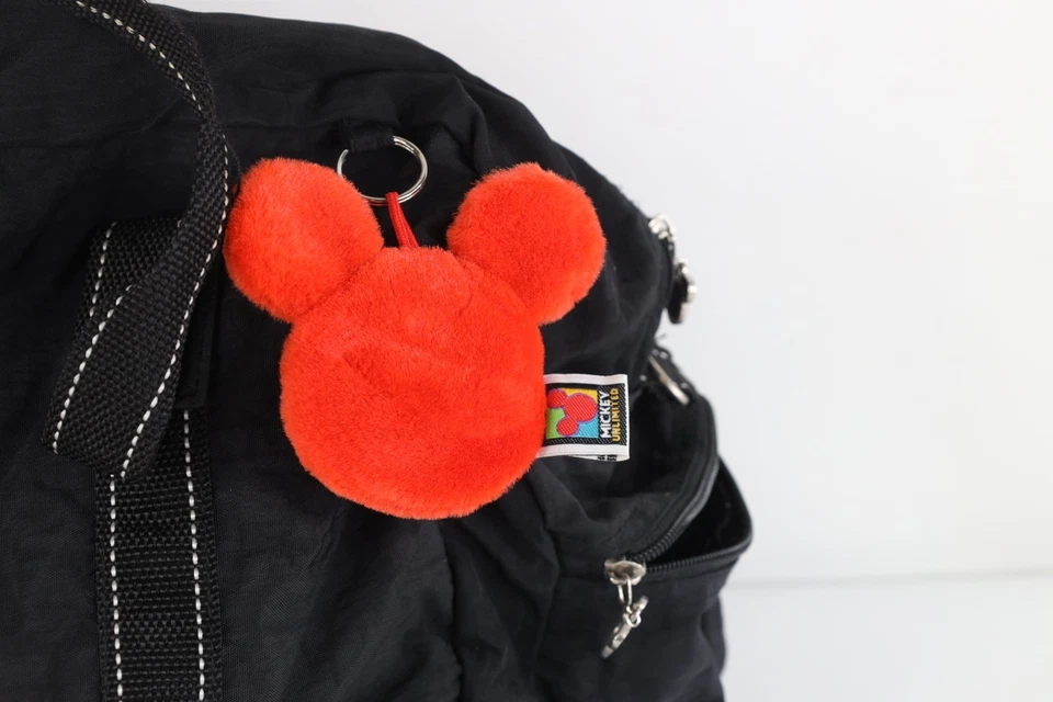 Bolso de Lona Vintage Años 90 Disney Deletrear Mickey Mouse Mango Llevar Fin de Semana Foto 3 de 4