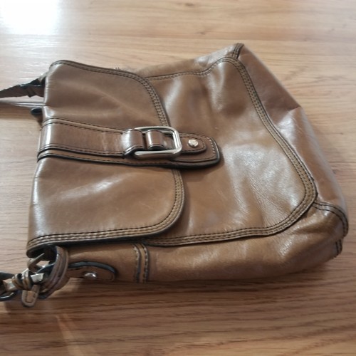 Fossil Crossbody Magnet Closure Shoulder Handbag Purse Brown Leather Distressed - Picture 11 of 24