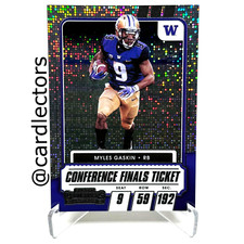 2021 Panini Contenders Draft Picks MYLES GASKIN #61 Conference Finals Ticket /99