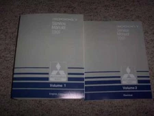 1991 Mitsubishi 3000GT Shop Service Repair Manual SL VR4 Twin Turbo 3.0L V6