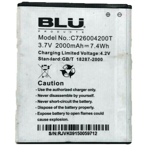 Battery C726004200T Replacement For D412 D412u D410a Standard Original Internal - Picture 12 of 12