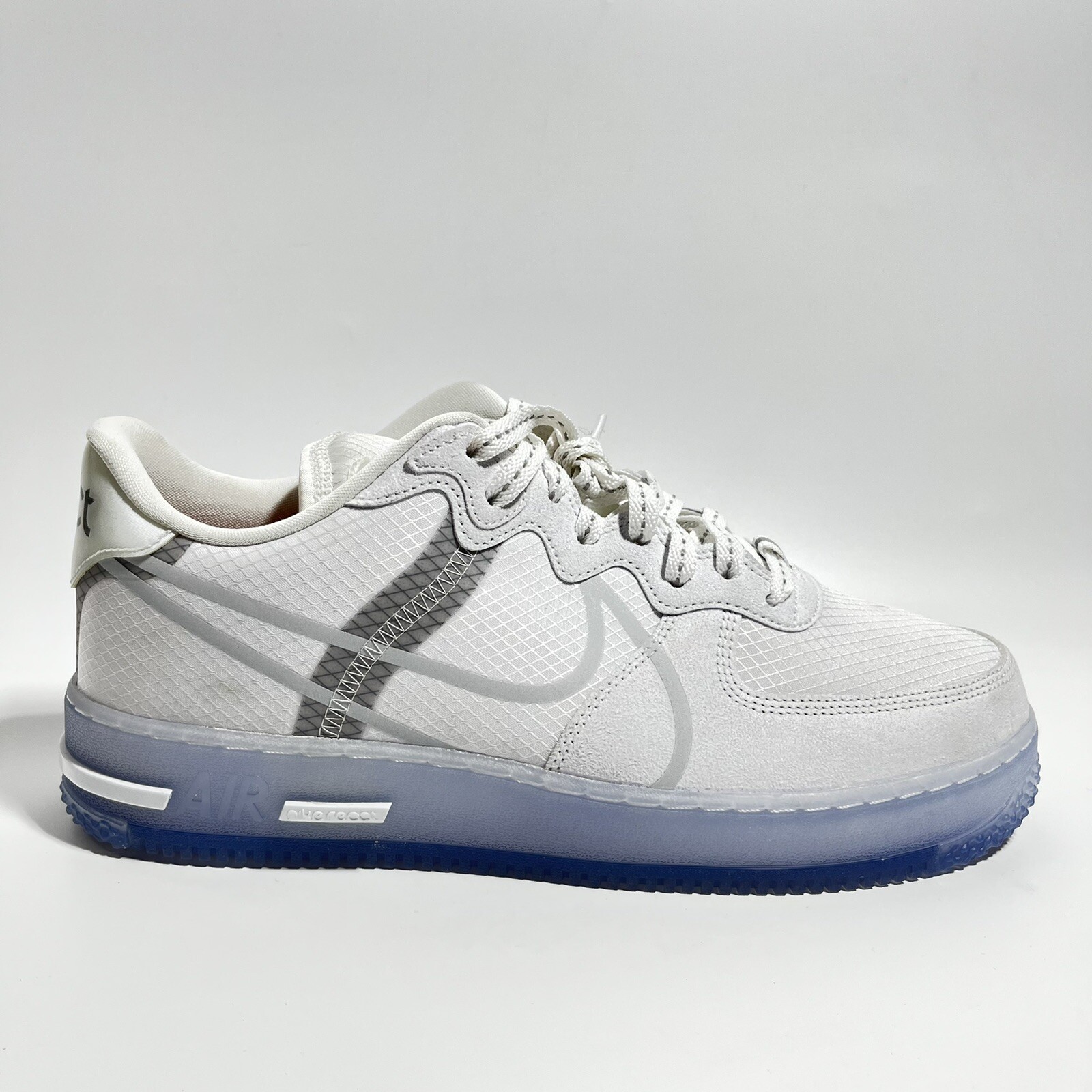 Nike Air Force 1 React QS White Ice Men's Size 12 White Light Bone CQ8879-100  | eBay
