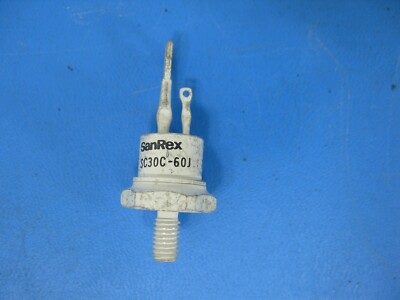(1) SANREX SC30C-60J 600 V 30 A SCR SILICON CONTROLLED RECTIFIER (THYRISTOR) 